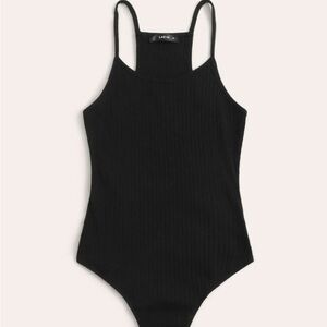 NWT Ribbed racerback body suit
